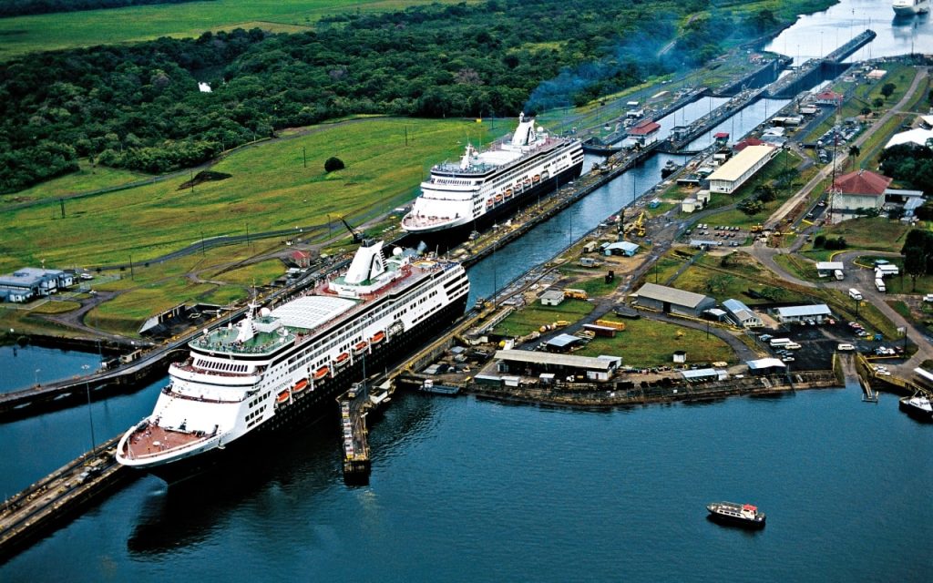 panama canal cruise east to west